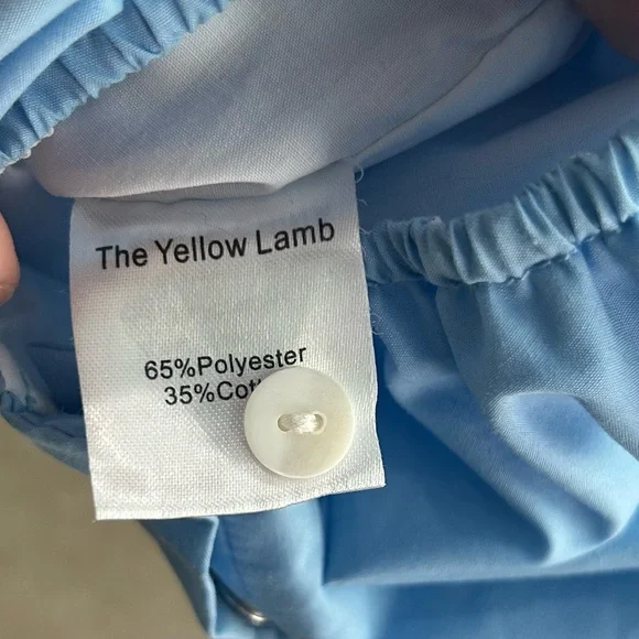 The Yellow Lamb Boys Pumpkin Pocket Bubble - Picture 6 of 7